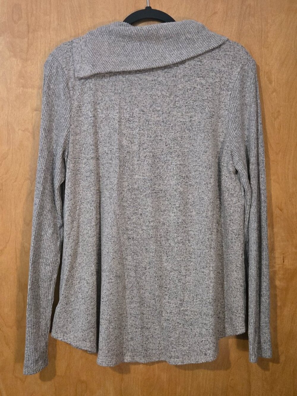 Fortune & Ivy Kaavia Brushed Knit Top Size L Camel Cowl neck With Button Detail - Picture 3 of 8